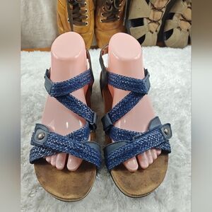 Taos Footwear Navy Slingback Sandals – Women’s Size 9 / 9.5